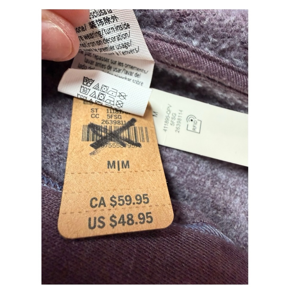Victorias Secret PINK Tie Dye Pullover Hoodie Mauve Ice & Dusty Periwinkle M NWT - Picture 11 of 11